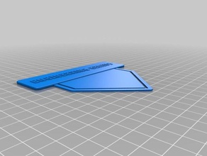 meine kundengebundene bookmark-engineering office 3d print model - Mito3D