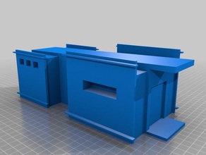 pequena casa, a deslizar para fora 3d impressão apresentação de outs tinkercad 3d print model - Mito3D