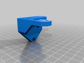 holder bottom left minimal hephestos 3d printer parts prusa i3 3d print model - Mito3D