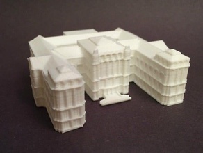 escola de design edifícios estruturas arquitetura clássico ensino fundamental médio neoclássico o sketchup estilo 3d print model - Mito3D