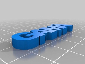 gama keychain signs logos 3d print model - Mito3D