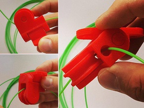 filament wheelguide new free angle 3d printer accessories 3d print model - Mito3D