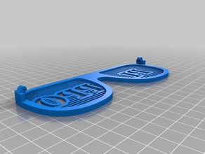 meine angepasste shutter shades Brille 3d print model - Mito3D