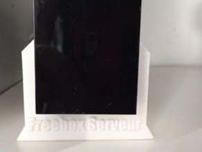vertical de soutien la freebox r&eacutevolution serveur gadgets 3d print model - Mito3D