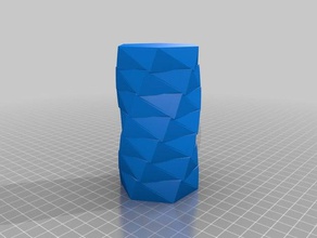 il mio personalizzato magictwisted poligono vaso maker sculture 3d print model - Mito3D