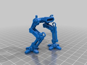 mech walker jambes onepiece version 28mm échelle de modèle des robots 40000 40 k alternative la garde impériale machine miniature sentinel sentry warhammer 3d print model - Mito3D