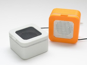 cube speaker kitronik audio speakers 3d print model - Mito3D