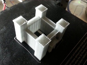 uo château nowin des bâtiments les structures personnalisé 3d print model - Mito3D