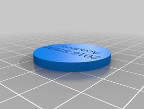 2016 madre de la academia token las monedas insignias personalizado 3d print model - Mito3D