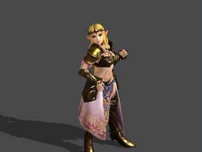 la princesse zelda hyrule warriors modèles 3d print model - Mito3D