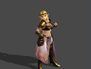 Prinzessin zelda hyrule warriors Modelle 3d print model - Mito3D