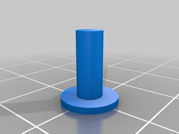 6mm circa cap di sostituzione parti personalizzato 3D print model - Mito3D