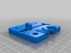 e3d v6 carrier tevo tarantula printer extruders 3d print model - Mito3D