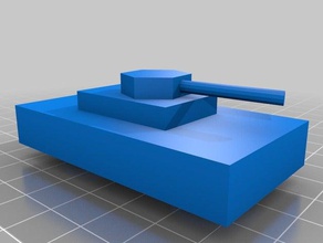 antigrav tanque 3d impressão scifi brinquedo 3d print model - Mito3D