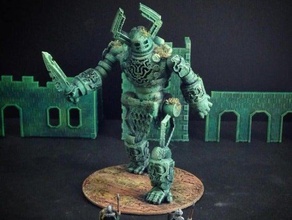 awoken 15mm scale toys games 28mm boardgame boardgames colossus construct fantasy giant golem miniature miniatures modular monster robot rpg science fiction scifi statue tabletop tinkercad wargame wargames wargaming wayfarer tactics weird 3d print model - Mito3D