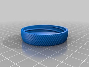 il mio personalizzata del contenitore coperchio zigrinato contenitori 3d print model - Mito3D