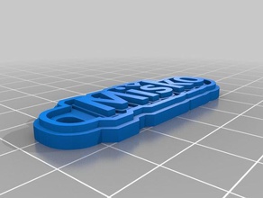 misko Schlüsselanhänger angepasst 3d print model - Mito3D