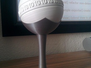 coder week trophy engineering 3d print model - Mito3D