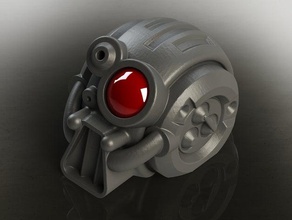 tête mk2 skullbot les jouets jeux robot 3d print model - Mito3D