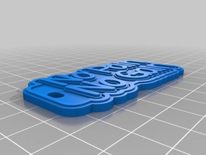 no pain gain fitness llavero llaveros personalizado 3d print model - Mito3D