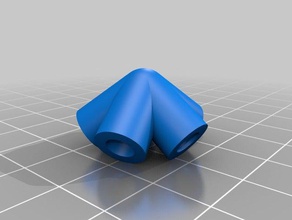 v&eacutertice para icosaedro 5mm il fai da te personalizzato 3d print model - Mito3D