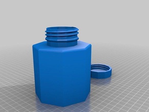big dice jar containers customized 3d print model - Mito3D