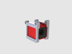 shendrones corgi polaroid cube camera mount rc vehicles coptercustoms fpv frame multicopter 3d print model - Mito3D