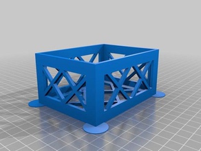 gratter la boîte de papier les conteneurs personnalisé 3d print model - Mito3D