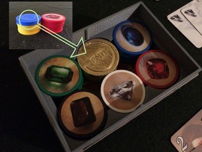 esplendor fim do jogo markertoken jogos de tabuleiro cartas moeda moedas peão 3d print model - Mito3D