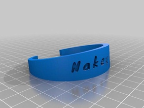 my customized bracelet bracelets 3d print model - Mito3D