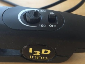 la température bouton de sélection i3d inno filament soudeur l'imprimante accessoires 3d print model - Mito3D