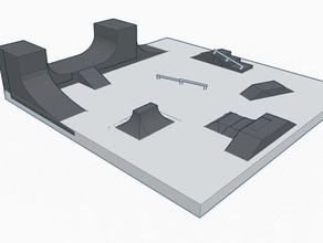 skatepark v2 buildings structures 3d print model - Mito3D