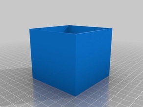 square planter 3d printing 3d print model - Mito3D