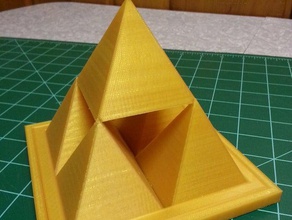 pentaforcethe triforce cumple con la tercera dimensión juegos leyenda de zelda enlace nintendo 3d print model - Mito3D