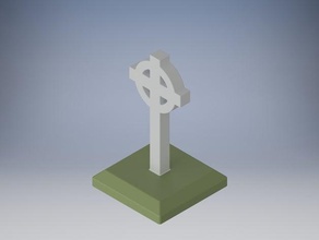 cruz celta esculturas 3d print model - Mito3D