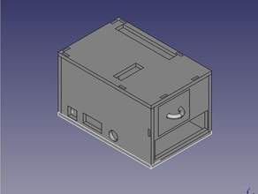 tall raspberry pi 2 case drawer electronics 3d print model - Mito3D