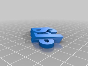 psa keychain organization customized 3d print model - Mito3D