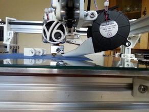bracket dual blower fans c-bot 3d printer parts 3d print model - Mito3D
