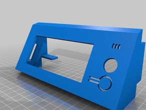 lcd holder kossel pro 3d printer accessories 3d print model - Mito3D