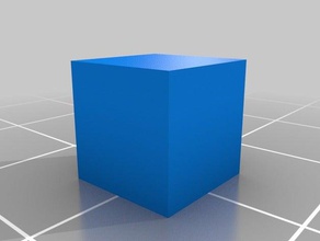 pandemic replacement cube 3d printing tests customized 3d print model - Mito3D