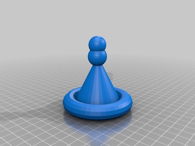 desktop ring toss cone games 3D print model - Mito3D