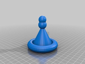 desktop ring toss cone games 3d print model - Mito3D