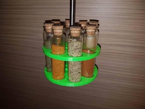 baharatlık mutfak yemek aracı baharat raf 3d print model - Mito3D