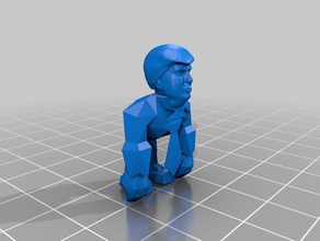 trumpykong 3d la impresión donald trump donkey kong 3d print model - Mito3D