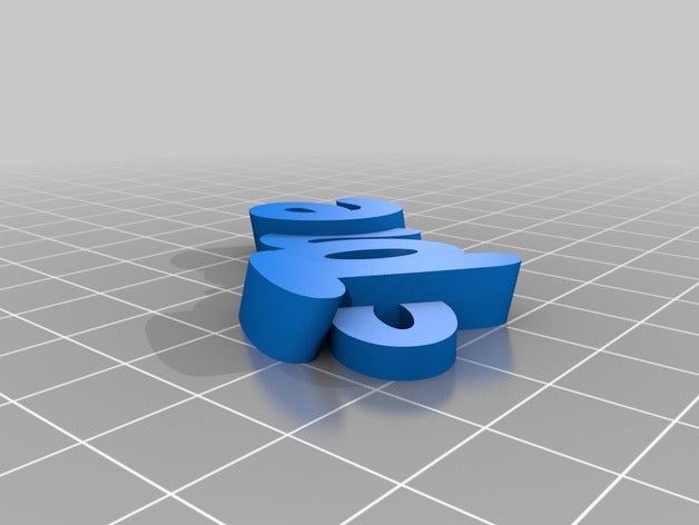 Ton Schlüsselanhänger angepasst 3D print model - Mito3D