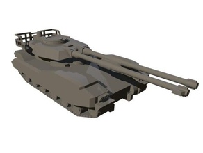 type 61 tank vehicles 1 144 gundam model gunpla n-scale scale 3d print model - Mito3D