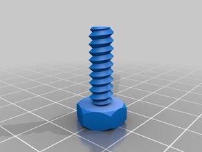 nut bolt parts customized 3d print model - Mito3D