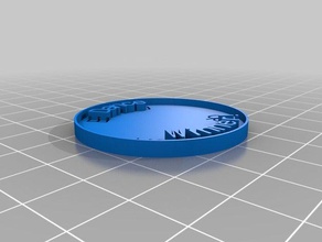 dance winner coins badges customized 3d print model - Mito3D