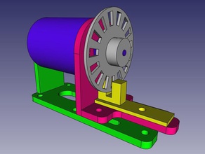 soporte para motor-dc - Elektronik motor mount pid 3d print model - Mito3D
