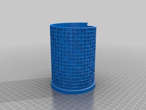 tablas pared gruesa math art customized 3d print model - Mito3D